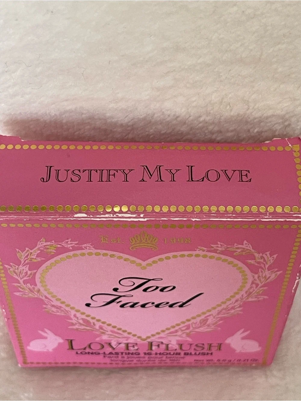 Too Faced Love Flush Long Lasting Blush Justify My Love New